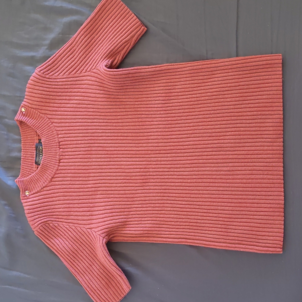 Pendleton merino wool ribbed sweater top